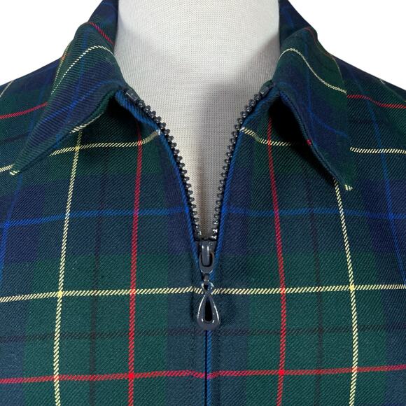 Pendleton Women’s Vintage 100% Virgin Wool Tartan Plaid Blazer No Size Tag Med? - Picture 2 of 11